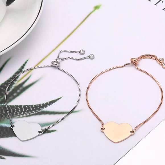 Stainless steel bracelet with custom engraving. - Picture 3 of 3